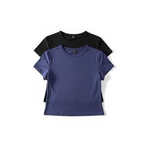 SHEIN Basics Tee Bundle – Size Small – Black + Navy